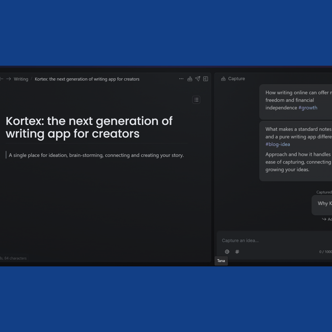 Image of: Discovering Kortex: The Ultimate Notes & Writing App for Creators